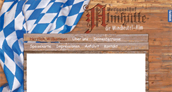 Desktop Screenshot of berggasthof-almhuette.de